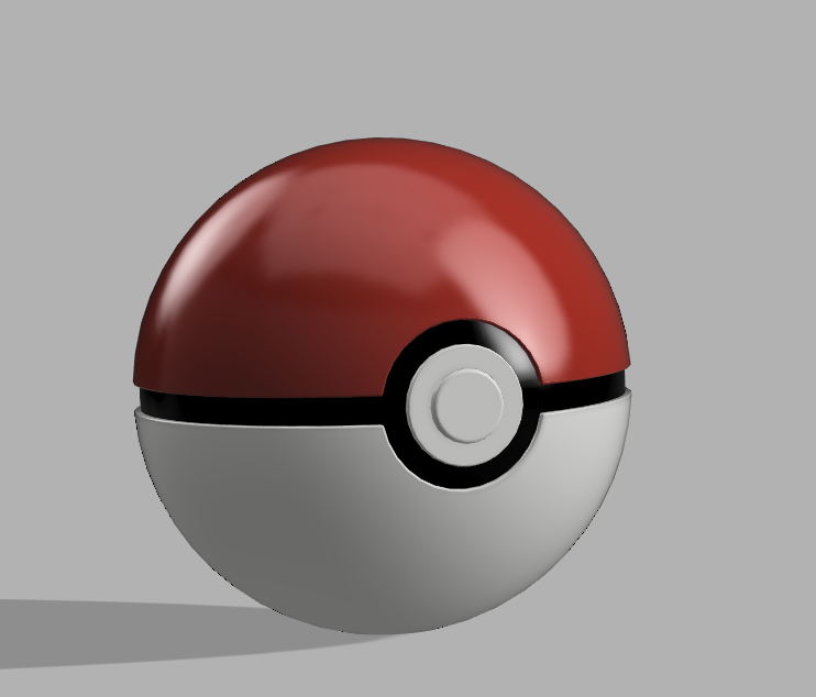 pokeball Jeu Pokémon 3D print model - Mito3D