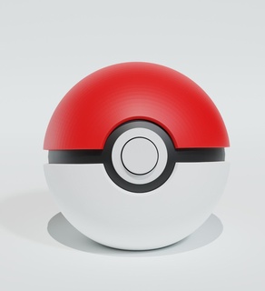pokeball pok lun Pokémon anime cendre art jouet décoration 3d print model - Mito3D