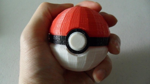 pokeball - upgrade ball case Game box cosplay pokemon go stand toy game 3d print model - Mito3D