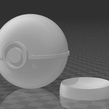 pokeball temel pokemon oyunlar 3d print model - Mito3D
