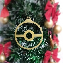 pokebola Navidad árbol ornamento decoración regalo presente pokemon 2020 3d print model - Mito3D