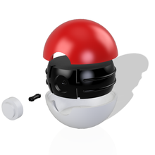 pokeball Kostüm oyunu destek ayakta durmak destekler enstantane tutkal gereklidir gadget 3d print model - Mito3D