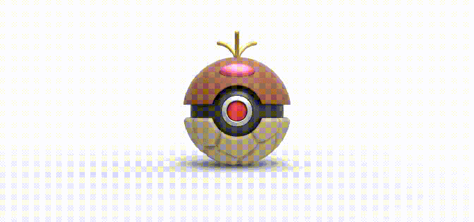 pokeball diglett Pokémon concept récipient anime jouet impression imprimable 3d print model - Mito3D