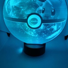 pokeball Evoli lampe LED Pokémon multicolore litho lithophane lithophanie aquali volts veille pyroli Phylalli nymphale noctali 3d print model - Mito3D