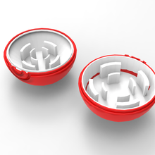 pokeball grinder ready print 3d print model - Mito3D