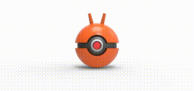 Pokeball Gymnastik Ball Pokémon Konzept Container Anime Spielzeug drucken druckbar Gymnastikball 3d print model - Mito3D