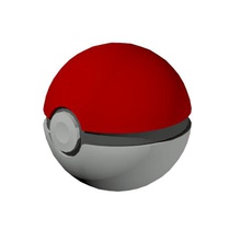 pokeball-key-ring gadget pokemon 3d print model - Mito3D