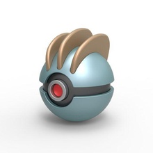 pokeball machop Pokemon palla contenitore giocattolo Stampa stampabile 3d print model - Mito3D