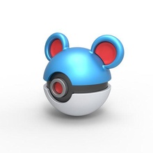 pokeball Marill pokemon konteyner anime oyuncak Yazdır yazdırılabilir 3d print model - Mito3D