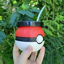 pokeball mate pokemon drink 3d print model - Mito3D