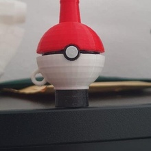 pokebola bocal moda shisha narguilé bongo extrusora Pokémon bola 3d print model - Mito3D