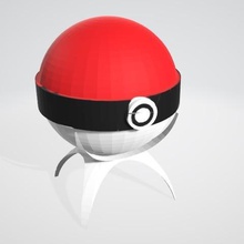 pokeball salvadanaio gadget xyzchallenge pokemon pokball insolita la decorazione pikachu 3d print model - Mito3D