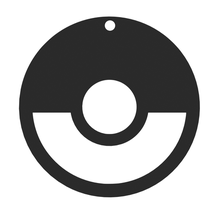 pokeball pokemon keychain 3d print model - Mito3D
