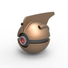 pokeball rocketeer 3d print model - Mito3D