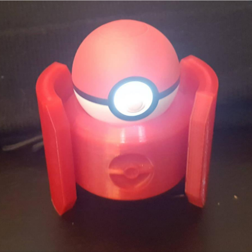 pokeball stand game pokemon 3D print model - Mito3D