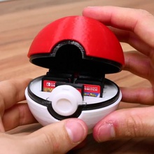 pokeball kartuş durumda anahtarı oyun pokemon nintendo anime 3d print model - Mito3D