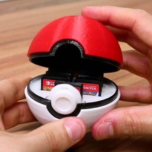 pokeball değiştirmek kartuş Kulp destek nintendo pokemon video oyunları 3d print model - Mito3D