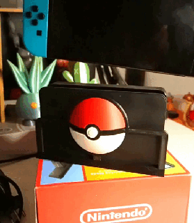 pokeball interruttore Pokemon nintendo 3d print model - Mito3D