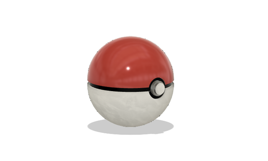 pokebola USB jogos Pokémon decoração casa geeks sd 3d print model - Mito3D