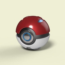 pokeball 2 gadget imprimible la réplica prop trampa dispositivo pokemon 3d print model - Mito3D