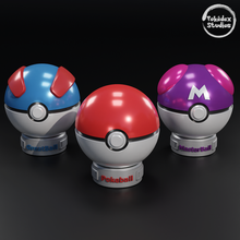 pokeballs 3d print model - Mito3D