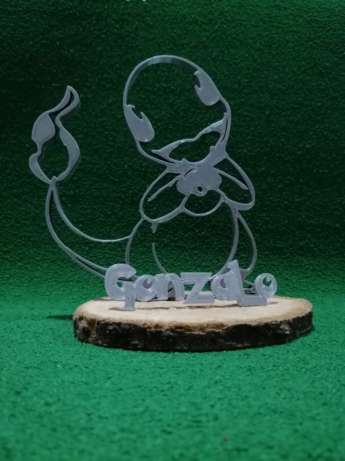 pokemon Art charmander 3D print model - Mito3D