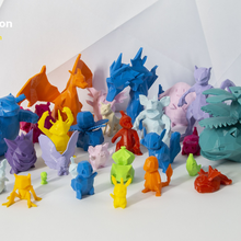 pokemon game 1 gen print 3d poly low faceted low-poly lowpoly all first 151 set collection one generation 3d print model - Mito3D