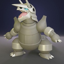 Pokemon aggron 3d print model - Mito3D