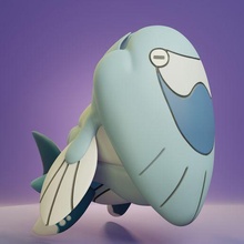 pokemon - arctovish 3d print model - Mito3D