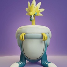 Pokemon arctozolt 3d print model - Mito3D