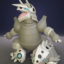 pokemon - aron lairon aggron 3d print model - Mito3D