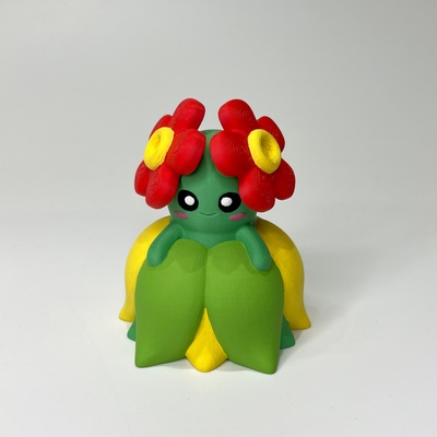 pokemon bellossom kolay yazdır no destek sanat goodra pikaçu charmander bulbasaur bedava anime batman oyuncak esnek darth eevee sihirbaz gengar sevgili psyduck starmie politoeduk 3d print model - Mito3D