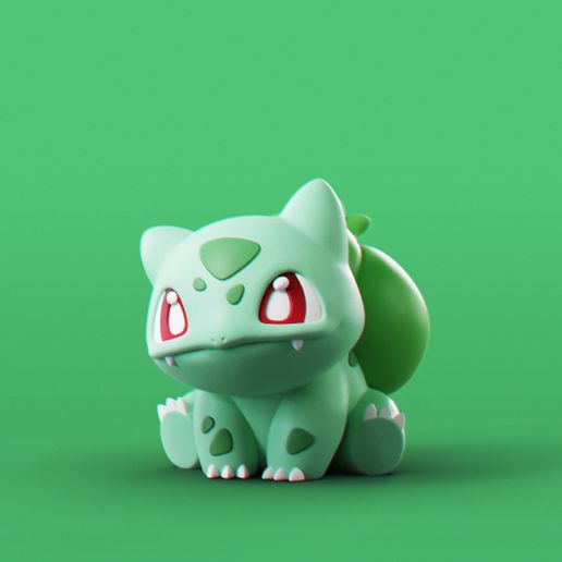 Pokémon bulbasaur 3D print model - Mito3D