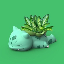 Pokémon bulbasaur planteur 3d print model - Mito3D
