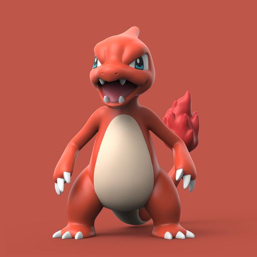 Pokemon charmeleon 3D print model - Mito3D