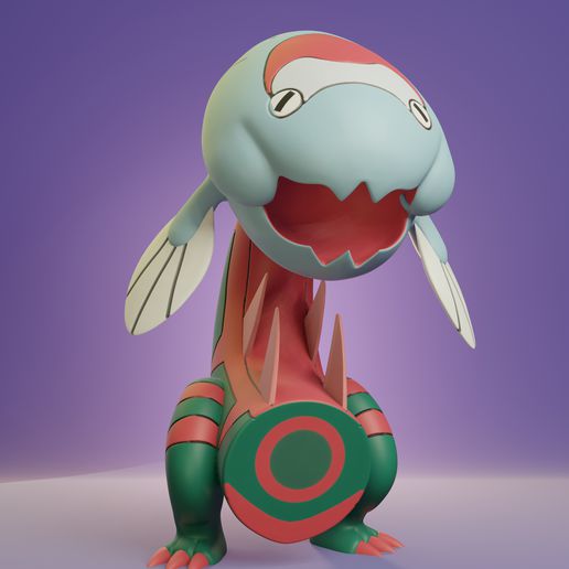 pokemon dracovish 3D print model - Mito3D