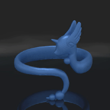 pokemon dragonair pulsera 3d print model - Mito3D