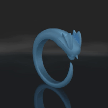 Pokémon dratini anel 3d print model - Mito3D