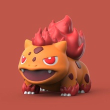Pokémon fogo bulbasauro 3d print model - Mito3D