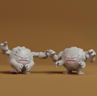 pokemon gravürcü 2 pozlar Pikaçu kül pokeball oyuncak ev Bedava Mimikyu popüler Eevee baskı köpek anime manga koleksiyon sihirbaz cadılar bayramı Geodude Golem 3d print model - Mito3D