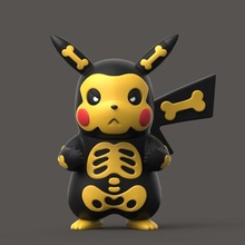 pokemon Víspera Santos Pikachu 3d print model - Mito3D