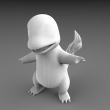 pokemon - high res 004 charmander game statue figure 151 3d print model - Mito3D