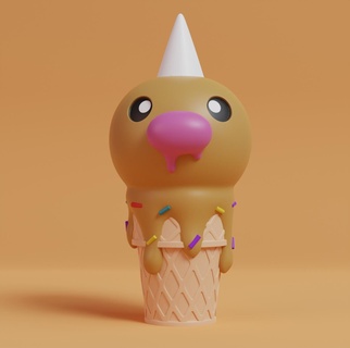 Pokémon glace crème Aspicot Pikachu cendre pokeball jouet Accueil maison populaire Évoli impression chien anime manga collectionner charizard kakuna beedrill 3d print model - Mito3D