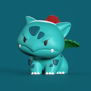 Pokémon Ivysaurier Mini pok mon Bulbasaur Venusaurier Netzwerk Asche Chibi Pikachu 3d print model - Mito3D