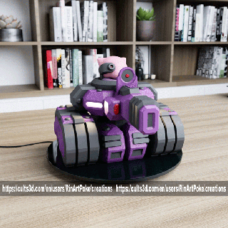 pokemon - mew mecha tank easy print support Game eevee no squirtle pikachu charmander bulbasaur toy mewtwo 3d print model - Mito3D