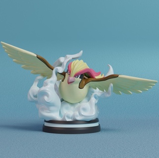pokemon pidgeot şekil 3d print model - Mito3D