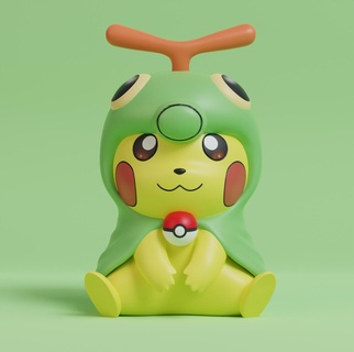 pokemon - pikachu caterpie cosplay ash pokeball toy home popular eevee printing dog anime manga collectible charizard metapod butterfree 3d print model - Mito3D
