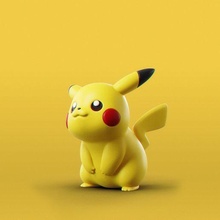 Pokémon Pikachu Kunst 3d print model - Mito3D