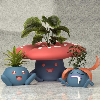 pokemon bitki vazo garip kasvet aşağılık Pikaçu kül pokeball oyuncak ev Bedava Mimikyu popüler Eevee baskı köpek anime manga koleksiyon sihirbaz 3d print model - Mito3D