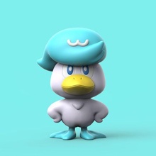 pokemon - quaxly 3d print model - Mito3D